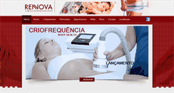 Desktop Screenshot of clinicarennova.com.br